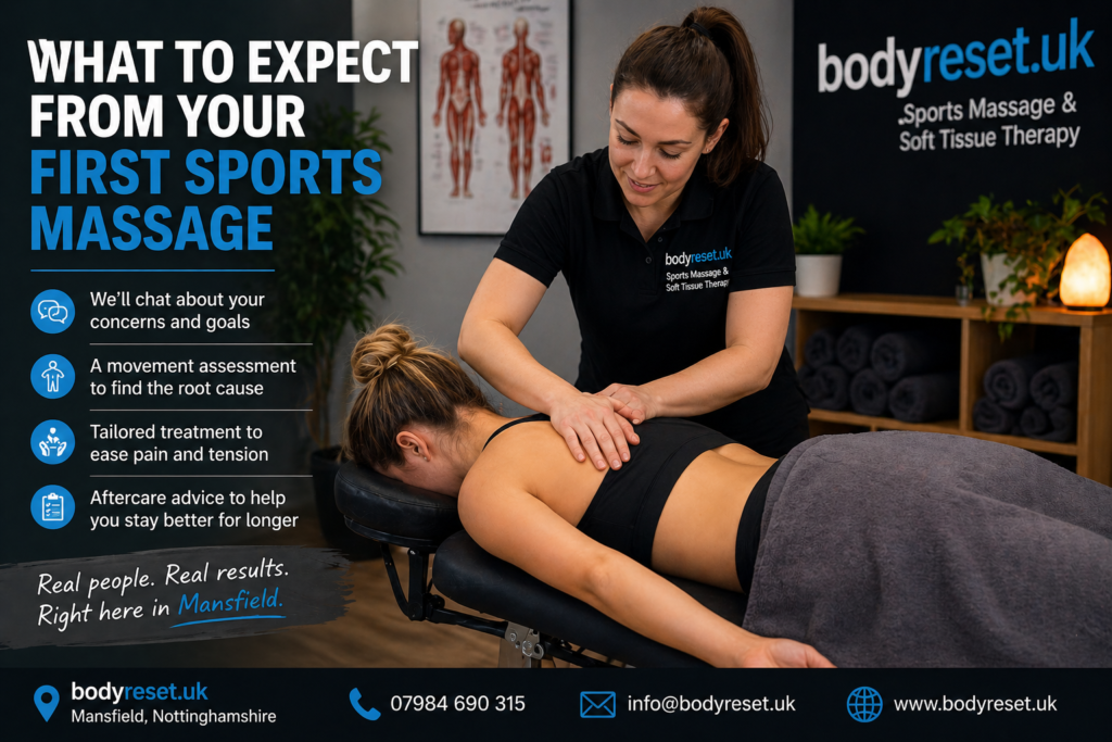 your first sports massage